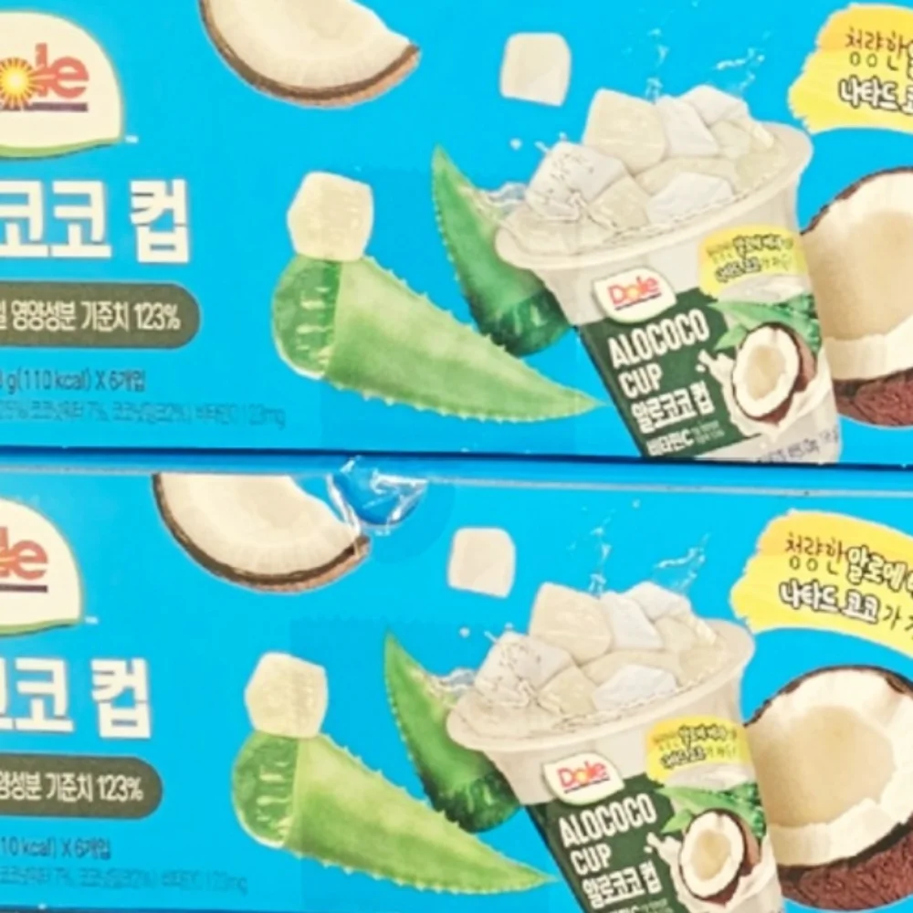 DOLE 알로코코컵 198G X6