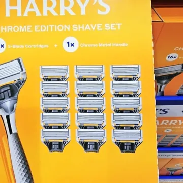 HARRY'S 해리스 크롬면도기세트 기1 + 날16