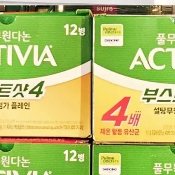 풀무원 다논 액티비아 부스트샷4 100ML X 12 (무가당)