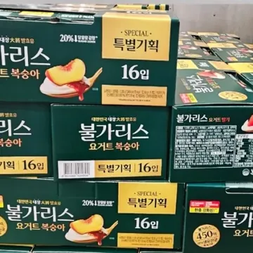 남양 떠먹는 불가리스 80GX16 딸기 / 복숭아