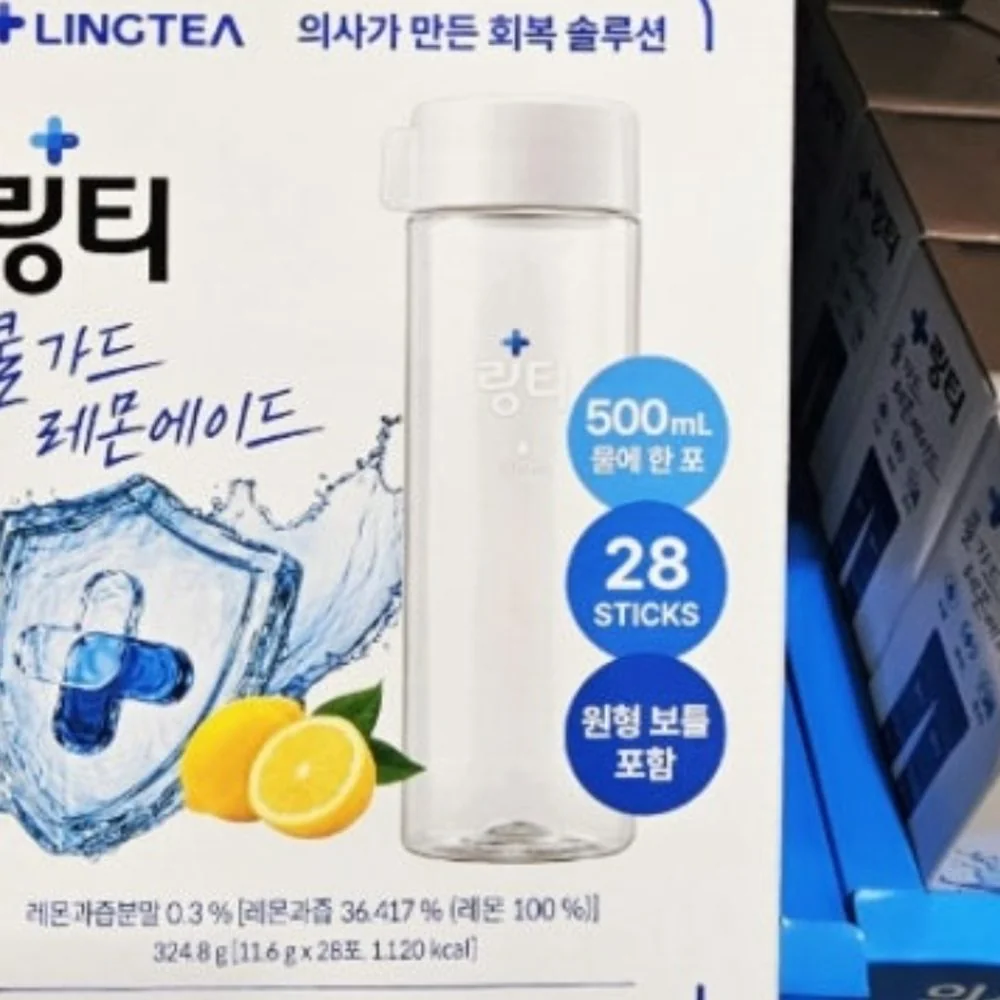 링티, 쿨 가드 레몬맛 11.6G X 28(+물병)