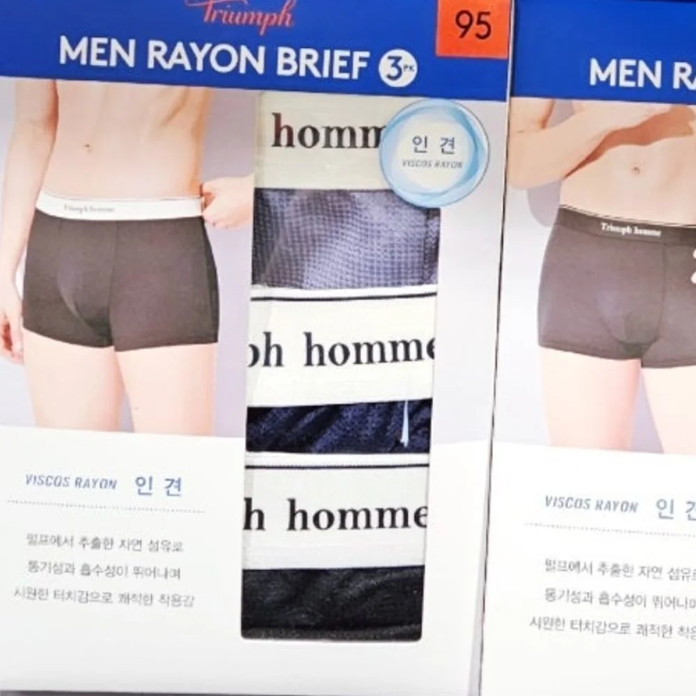 TRIUMPH 인견메쉬브리프3매 M- XXL ASIAN SIZE