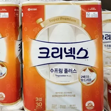 크리넥스 수프림플러스화장지 4OM X 30롤, 3겹