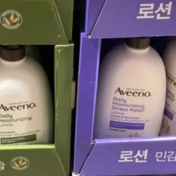 AVEENO 아비노 바디로션 1000ML 무향, 라벤더향
