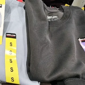 KIRKLAND SIGNATURE 여성 립 크루티 XS,S,M,L US SIZE