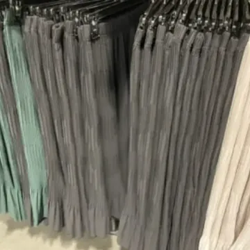 YOICHEU 플리츠 밴딩 스커트 S/M, M/L ASIAN SIZE